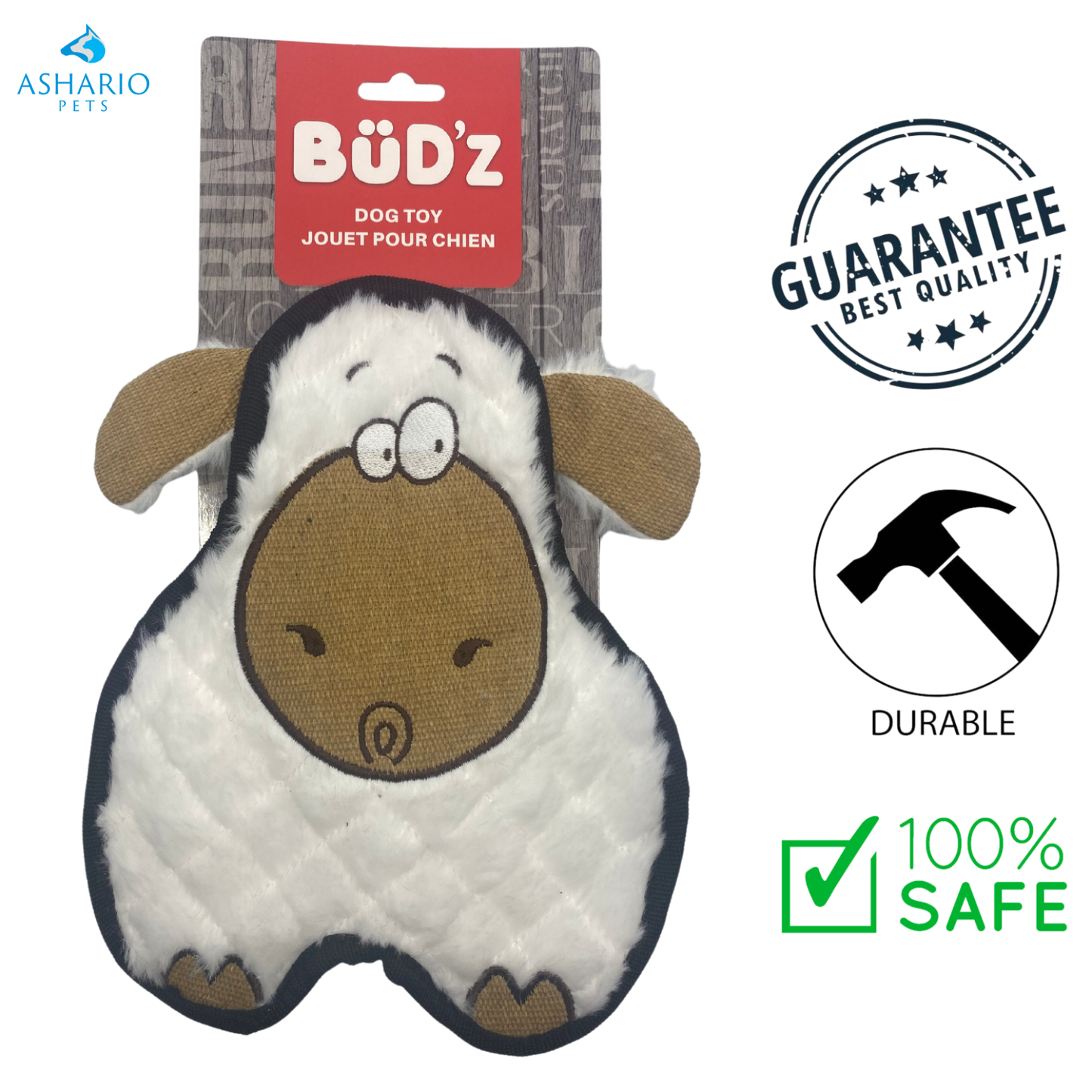 BuD'z - 皱褶狗玩具 - 小象