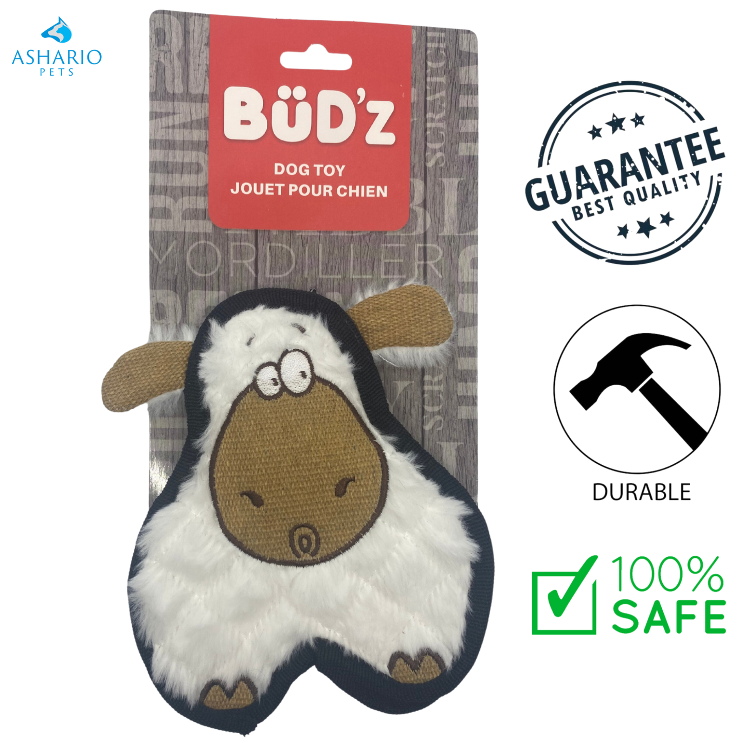 BuD'z - 皱褶狗玩具 - 小象