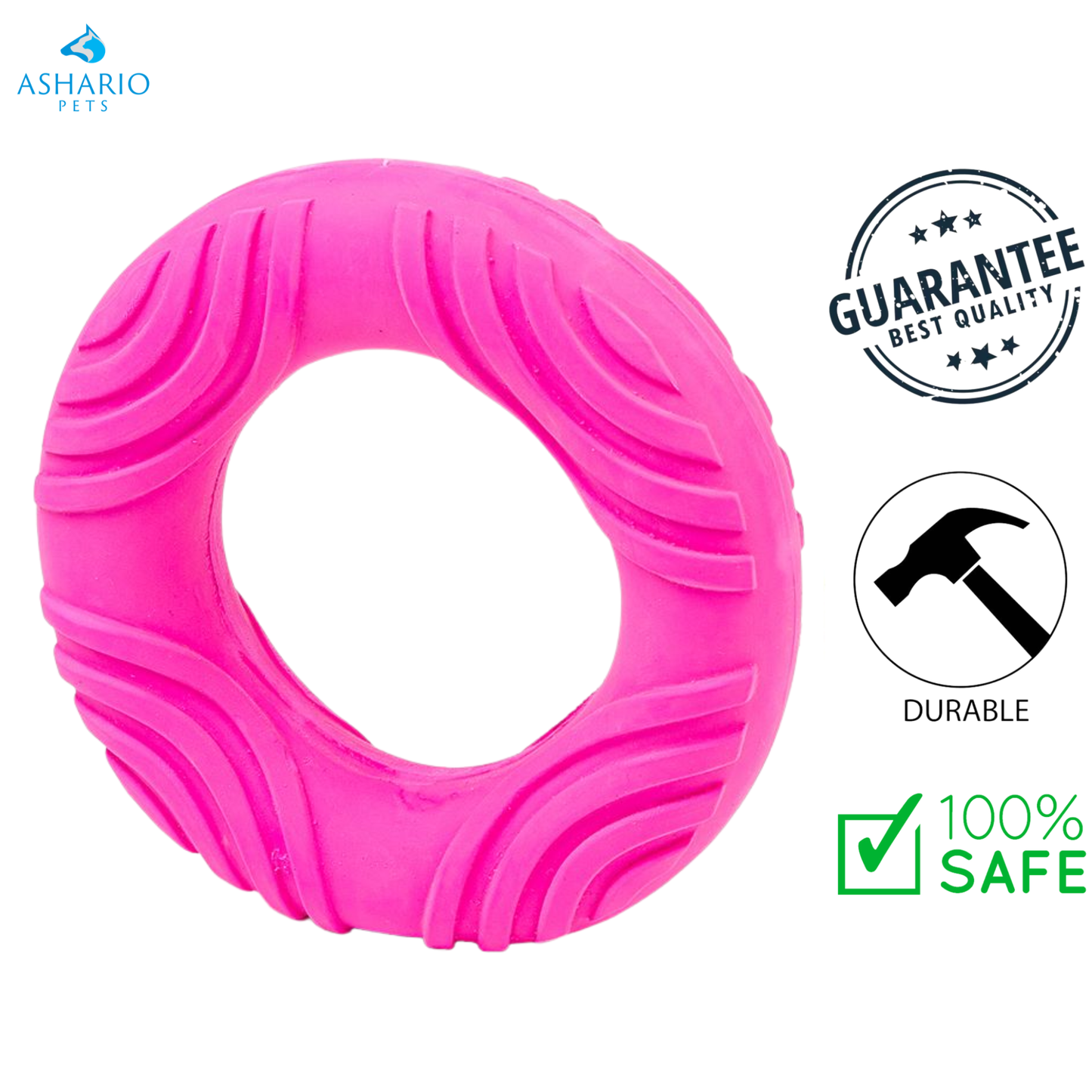 BuD'z - Bague en latex violet - Chien couineur