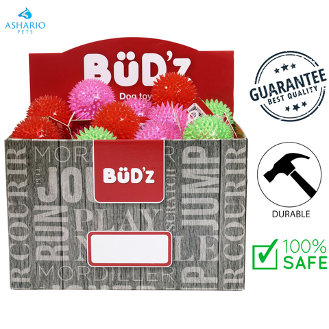 BuD'z - Plain Rubber Balls With Spikes