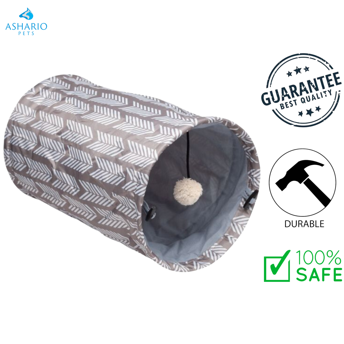 BuD'z - Tunnel Toy For Cat - Grey — main