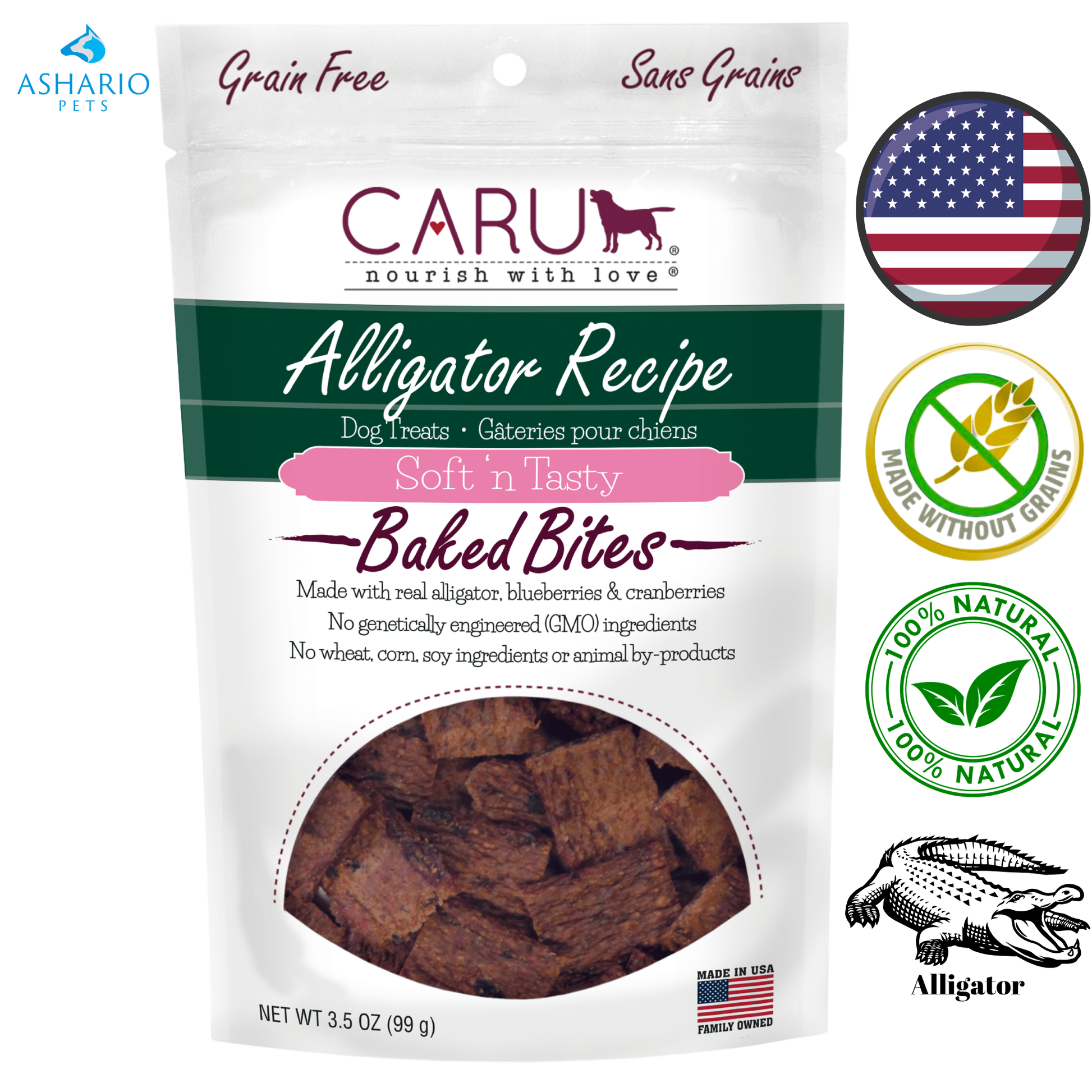 Caru - Alligator Bites Dog Treats — main