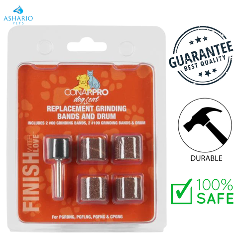 Conairpro - Bandes et tambour de meulage de rechange