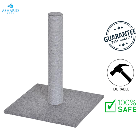 BuD'z - Scratching Rope Post Medium & Large Grey Cat