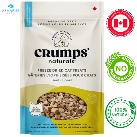 Crumps' Natural - 冻干牛肉猫零食 - 30克