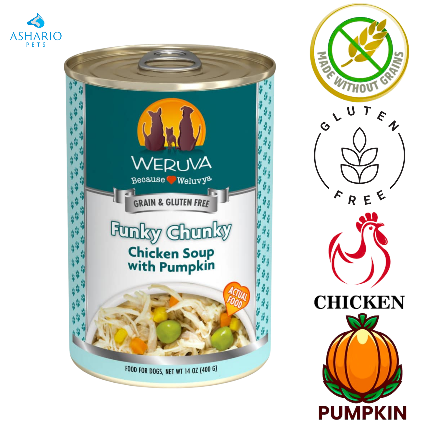 Weruva - Funky Chunky Chicken Soup Canned Dog Food — main