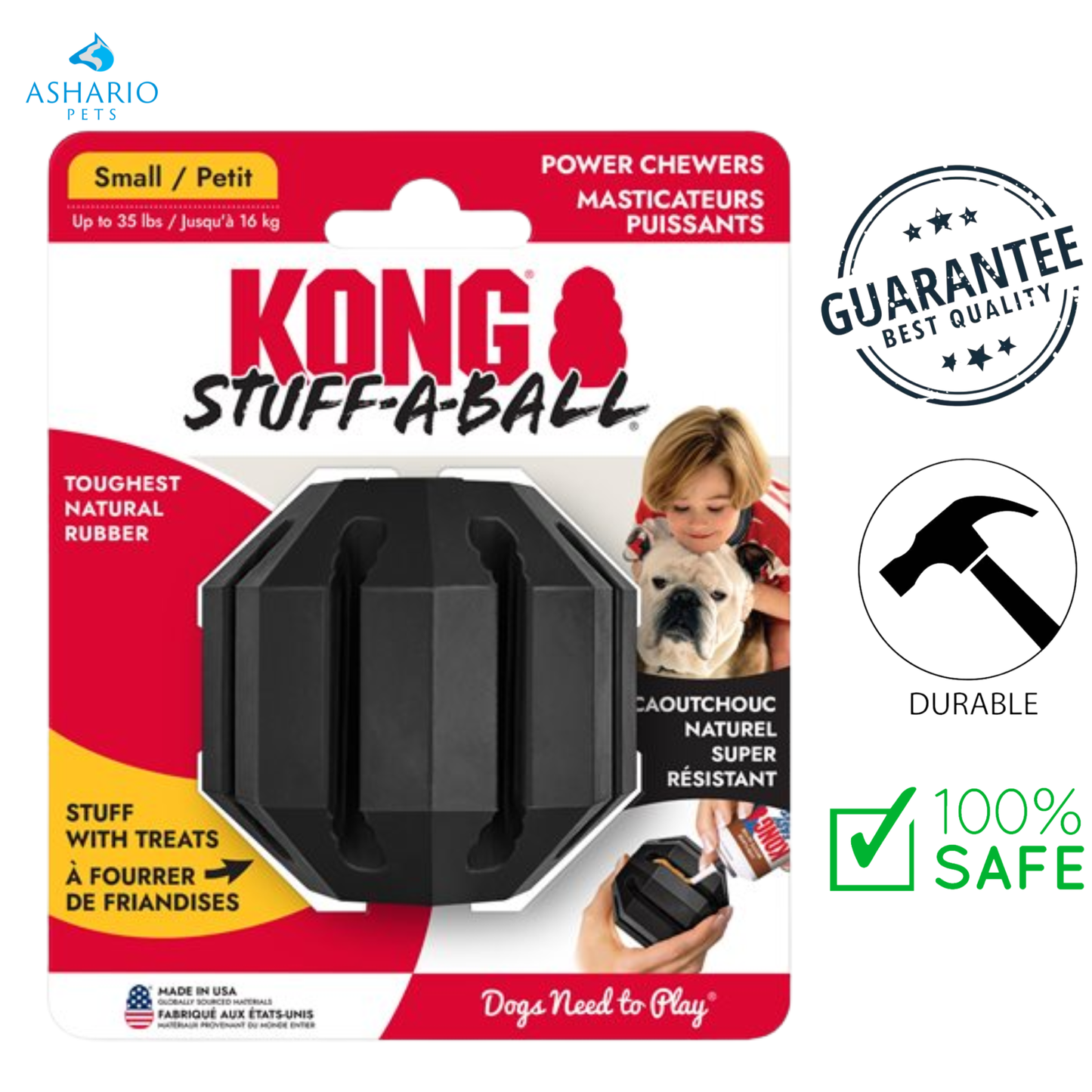KONG - Extreme Stuff A Ball Dog Toy
