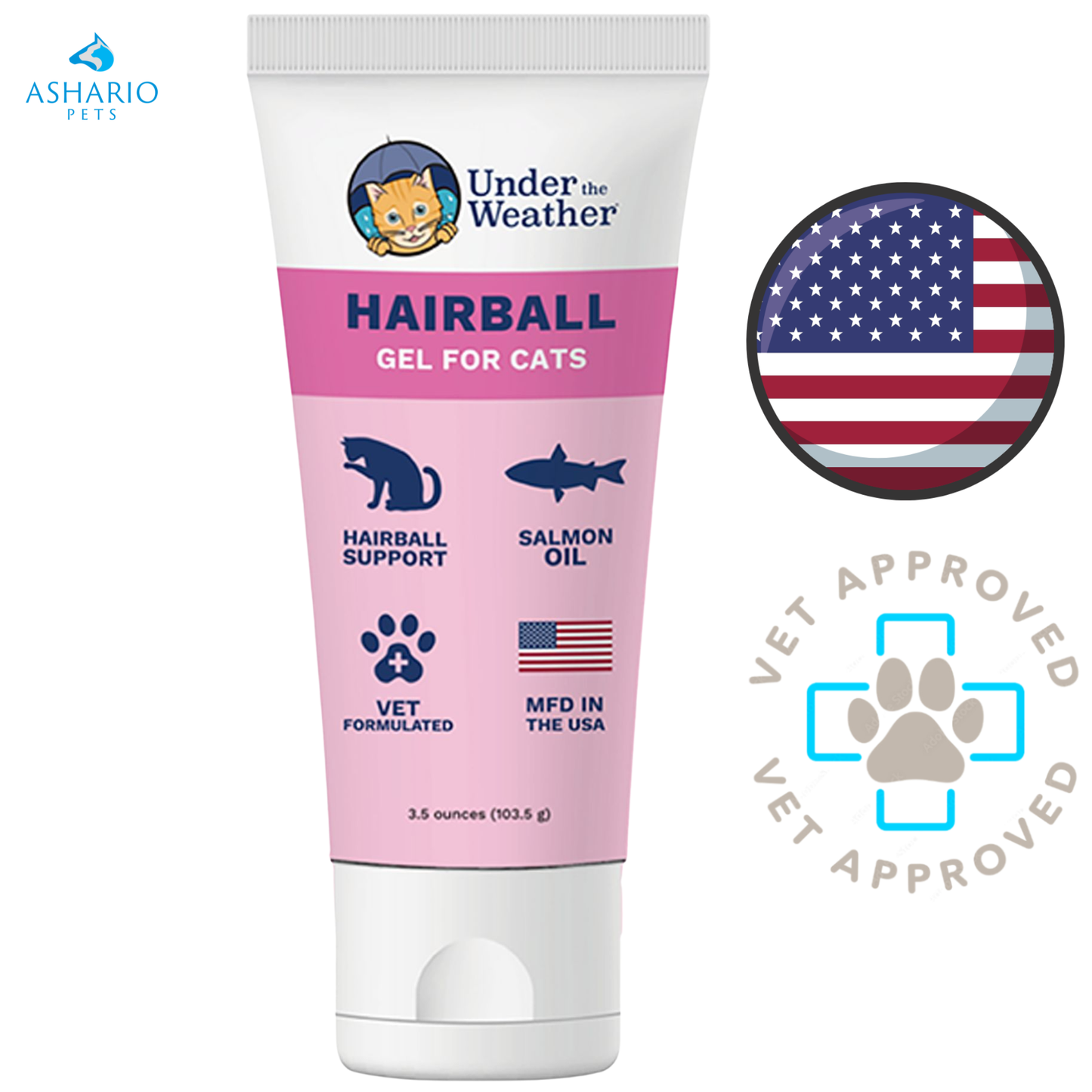 Under The Weather - Hairball Support Gel For Cats
