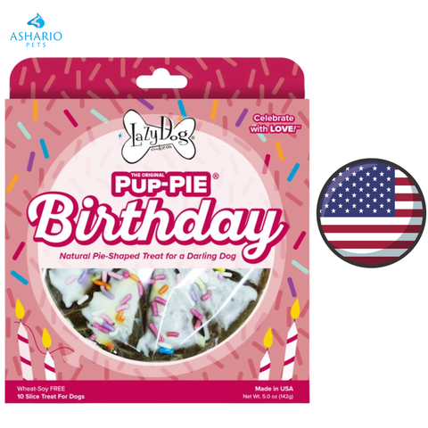 Lazy Dog - Pup-Pie Birthday Cookie Dog Treats