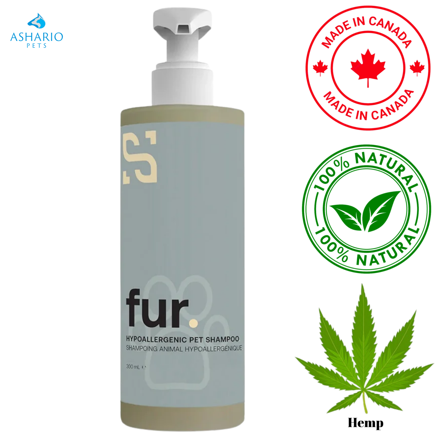 Sensitiva - Fur Hypoallergenic Pet Shampoo With Hemp