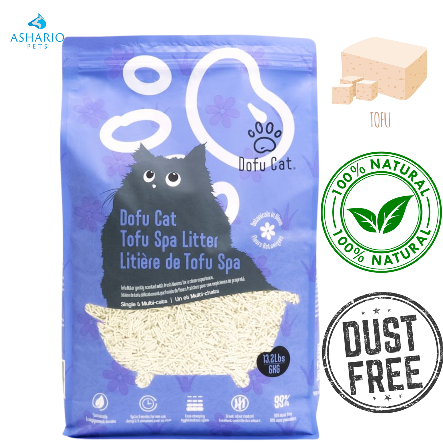 Dofu Cat - Tofu Spa Botanicals In Bloom Cat Litter — main