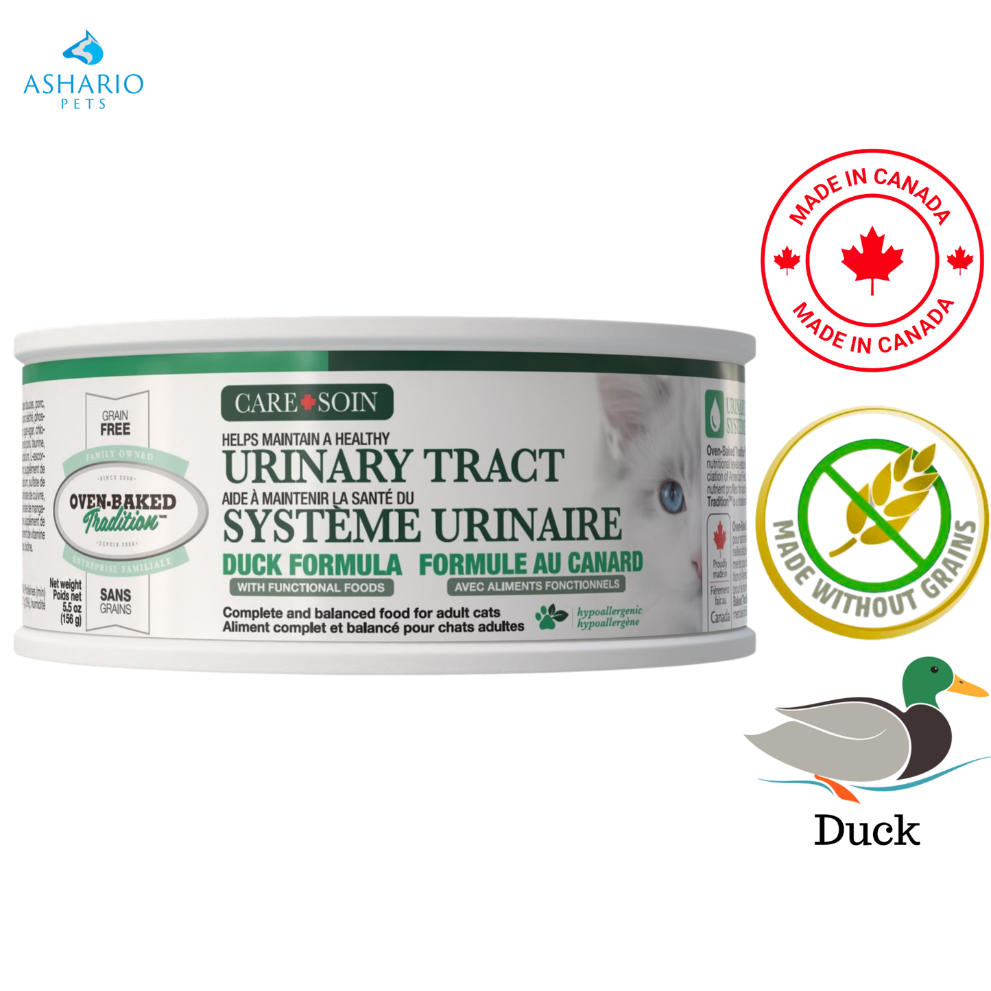 Oven-Baked Tradition - Grain Free Urinary Tract Duck Canned Cat Food