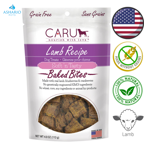 Caru - Soft & Tasty Lamb Bites Dog Treats