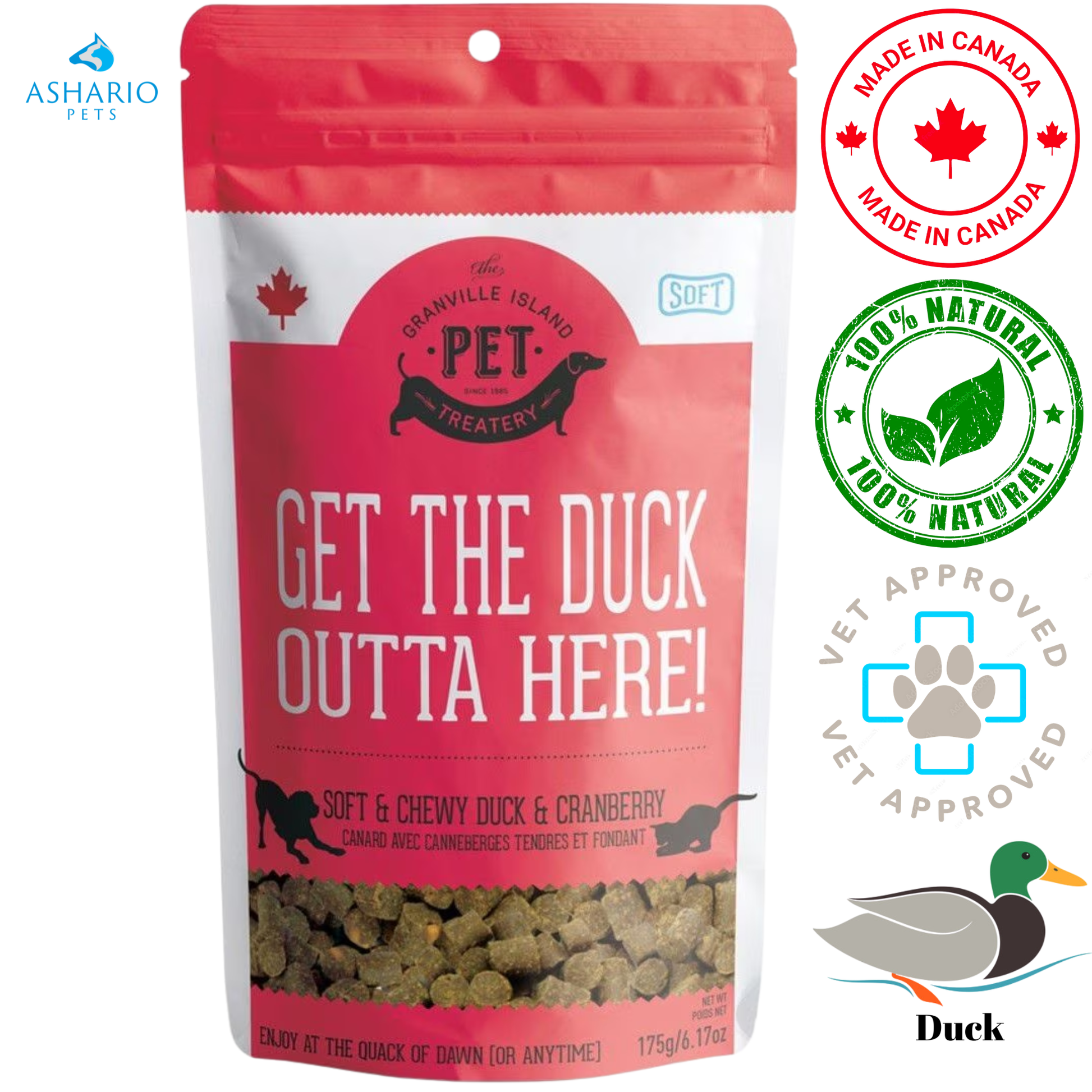 Granville Island Pet Treatery - Get The Duck Outta Here Dog Treats — main