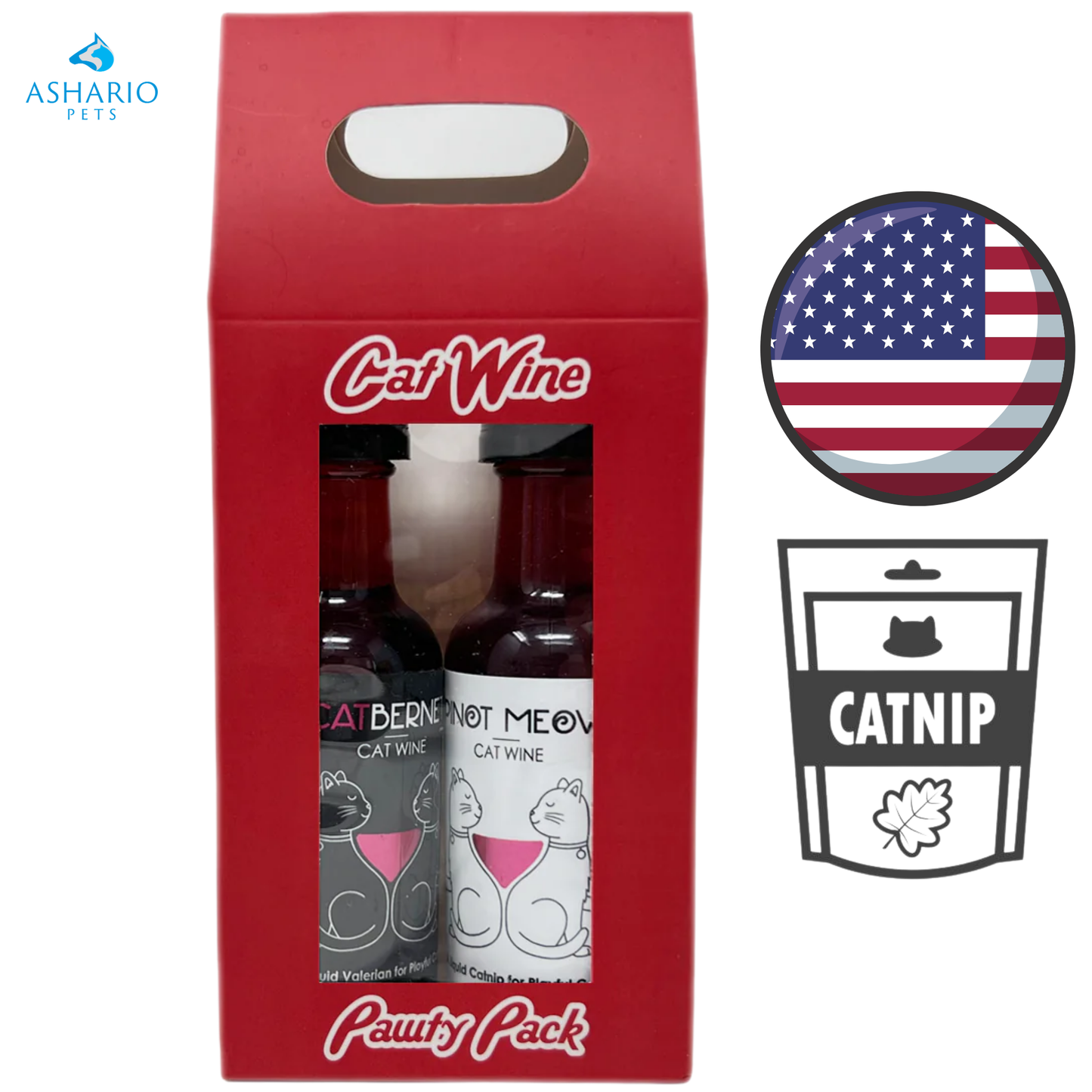 Cat Wine - Pawty Pack Liquid Catnip — main