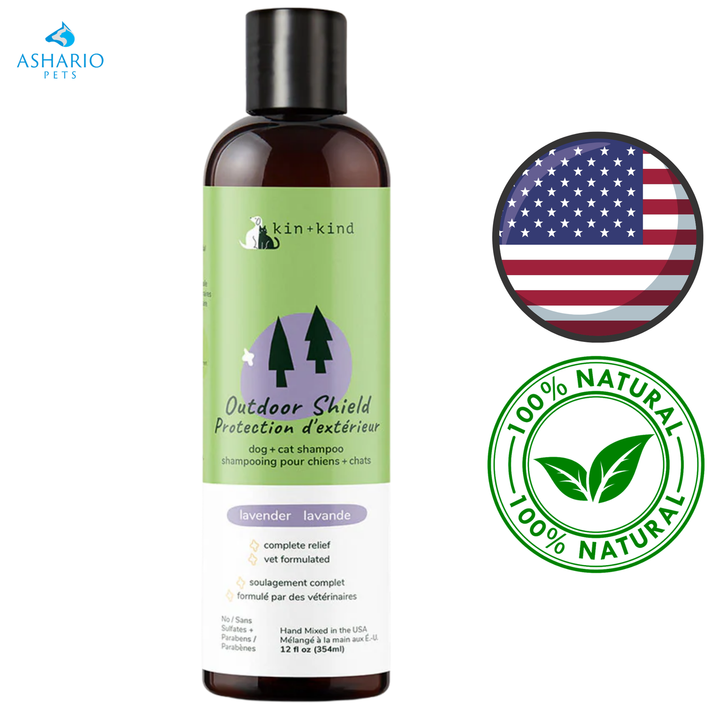 Kin+Kind - Outdoor Shield Lavender Shampoo — main