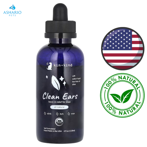 Kin+Kind - Organic Clean Ears Dog Ear Cleanser