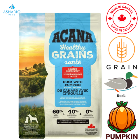 Acana - Healthy Grains Limited Ingredient Duck & Pumpkin Dry Dog Food