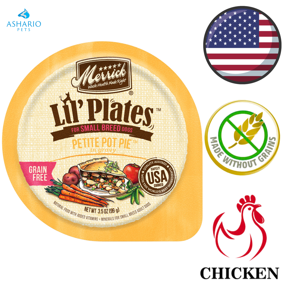 Merrick - Lil' Plates Petite Pot Pie Wet Dog Food