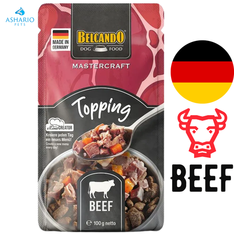 Belcando - Mastercraft Beef Wet Dog Food Topper Pouch