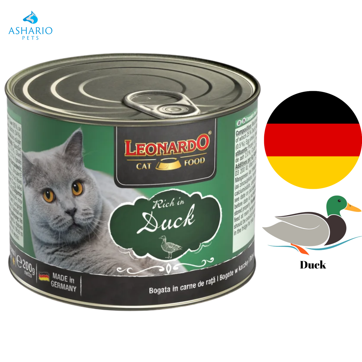 Leonardo - Rich In Duck Canned Cat Food