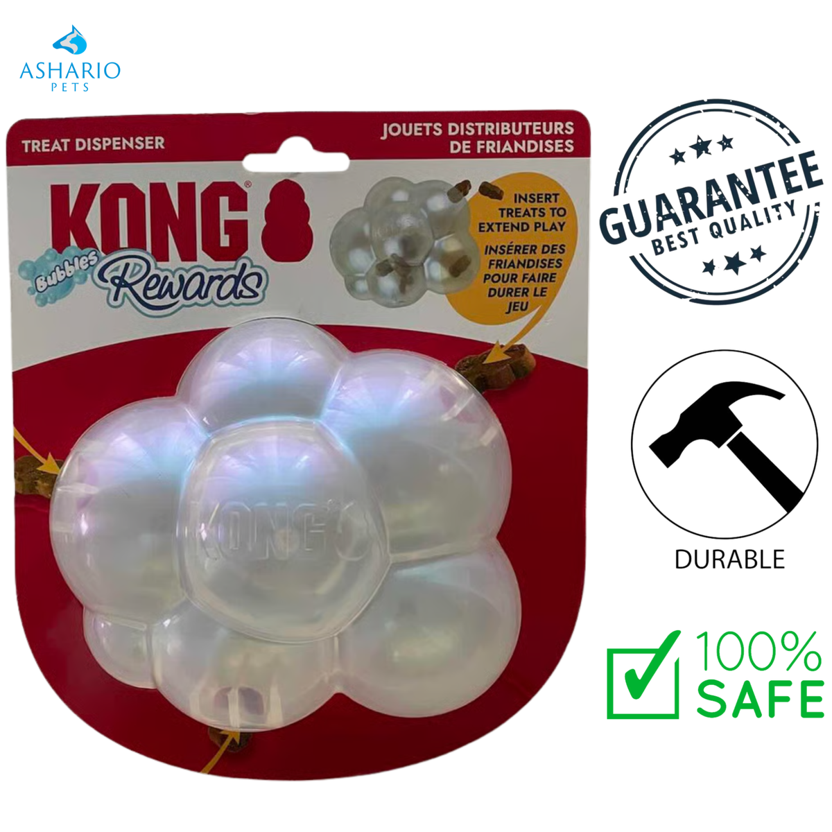 KONG - Rewards Bubble Treat Dispenser Dog Toy