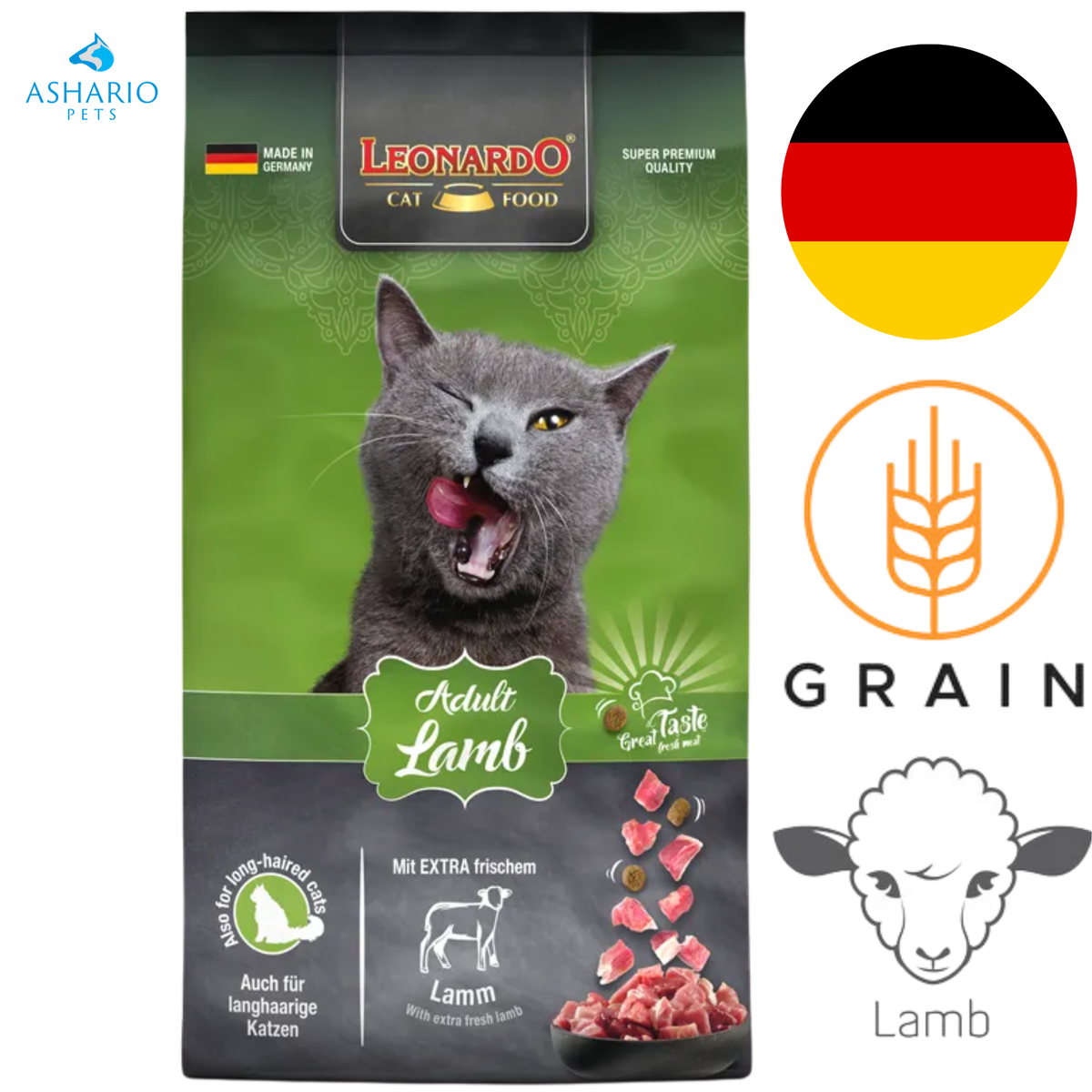 Leonardo - Adult Lamb Dry Cat Food