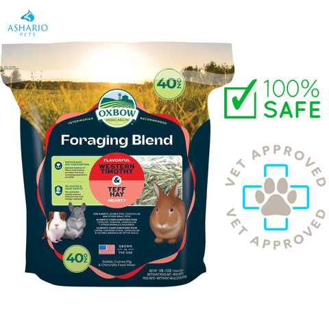 Oxbow Animal Health - Foraging Blend Western Timothy & Teff Hay