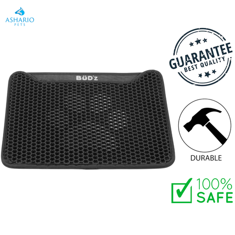 BuD'z - Paw Print Double Layer Litter Mat