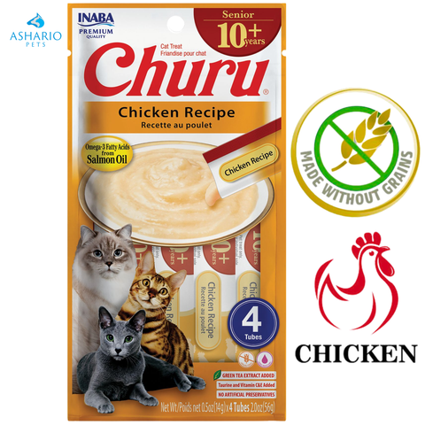 Inaba - Churu Senior 10+ Chicken Recipe Cat Treats