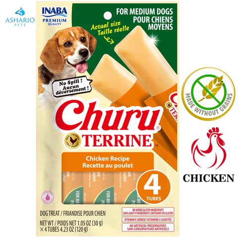 Inaba - Churu Terrine Chicken Recipe Medium Breed Dog Treats