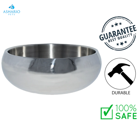 Gooeez - Double Wall Stainless Steel Pet Bowl