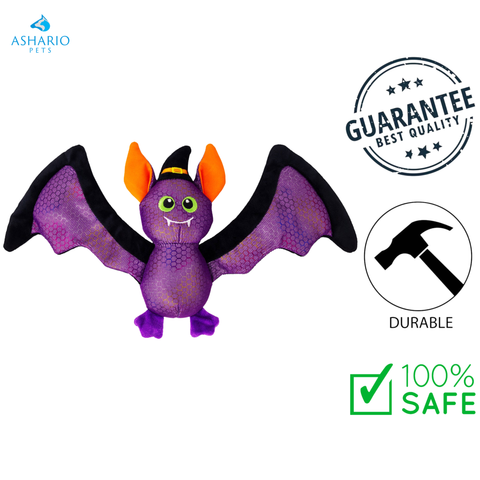FouFouBrands - Halloween Shakers Shimmy Bat Dog Toy