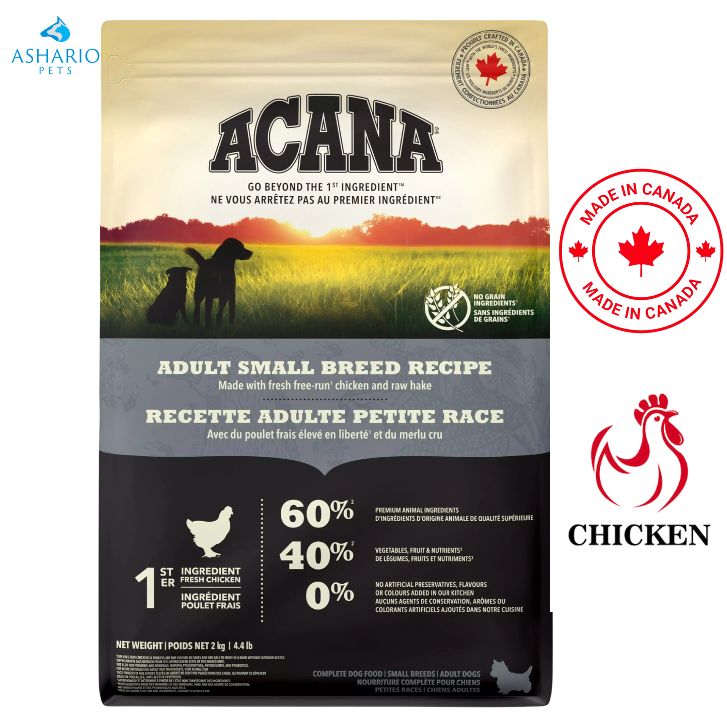 Acana - Chicken Small Breed Dry Dog Food — main