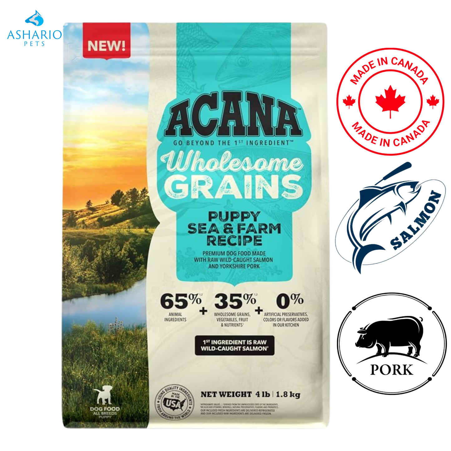 Acana - Healthy Grains Sea To Farm Puppy Dry Dog Food — main
