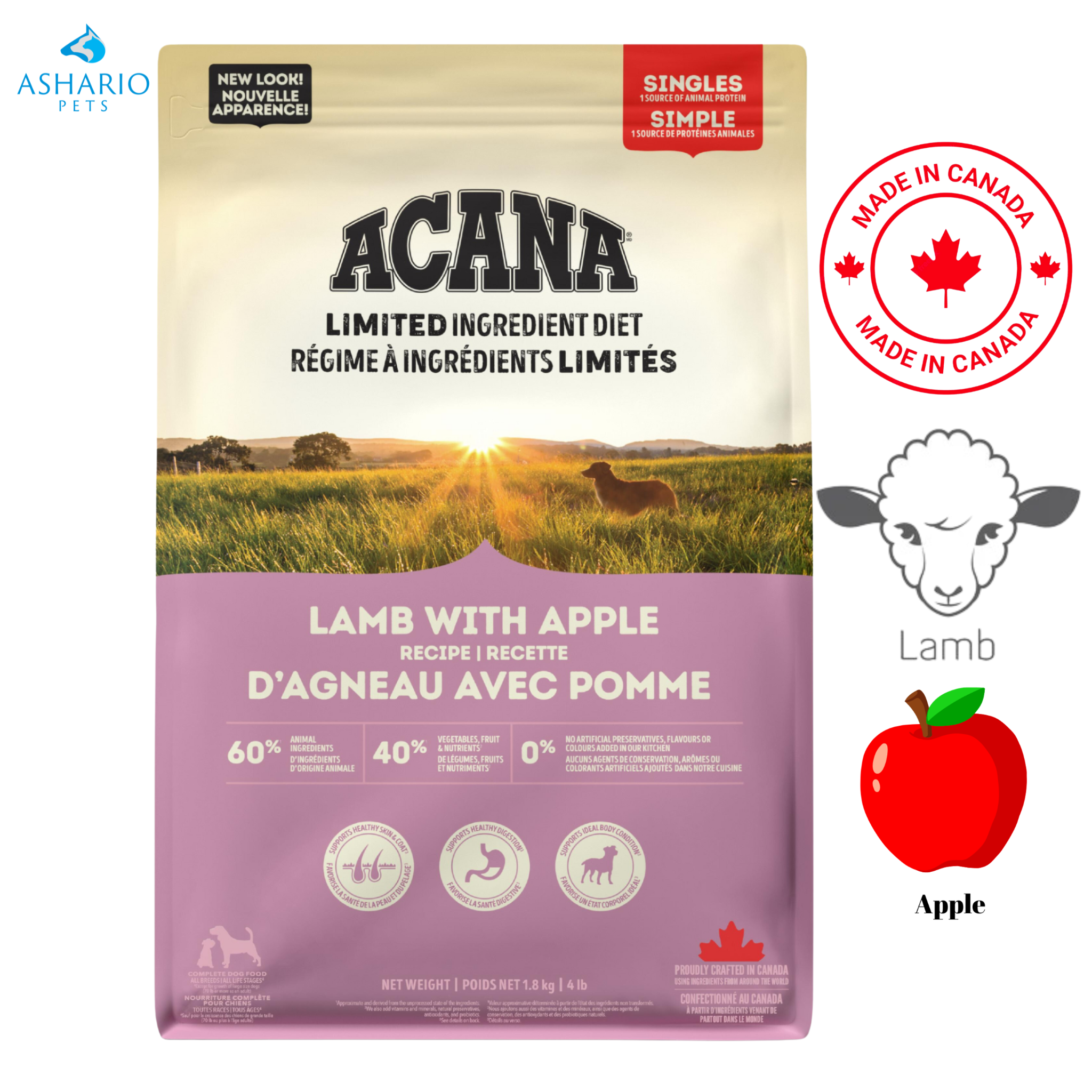 Acana - Limited Ingredient Lamb & Apple Dry Dog Food — main