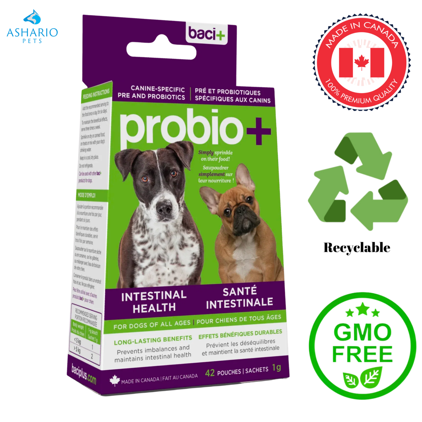 Baci+ - Probio+ Intestinal Health For Dogs & Cats