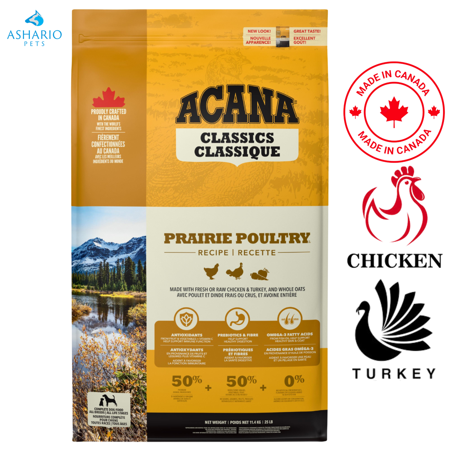 Acana - Prairie Poultry 成年犬干粮