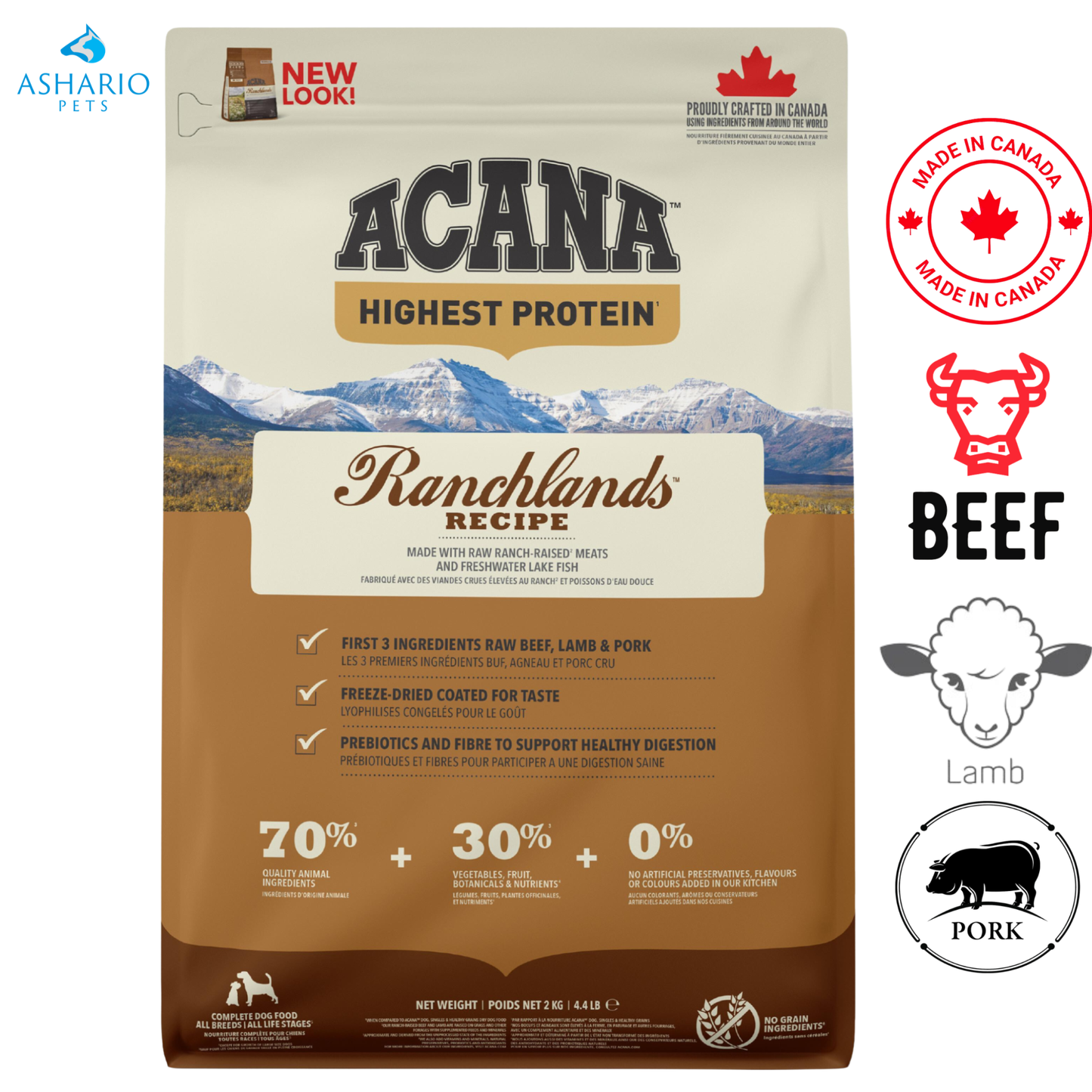 Acana - Ranchlands 成年犬干粮