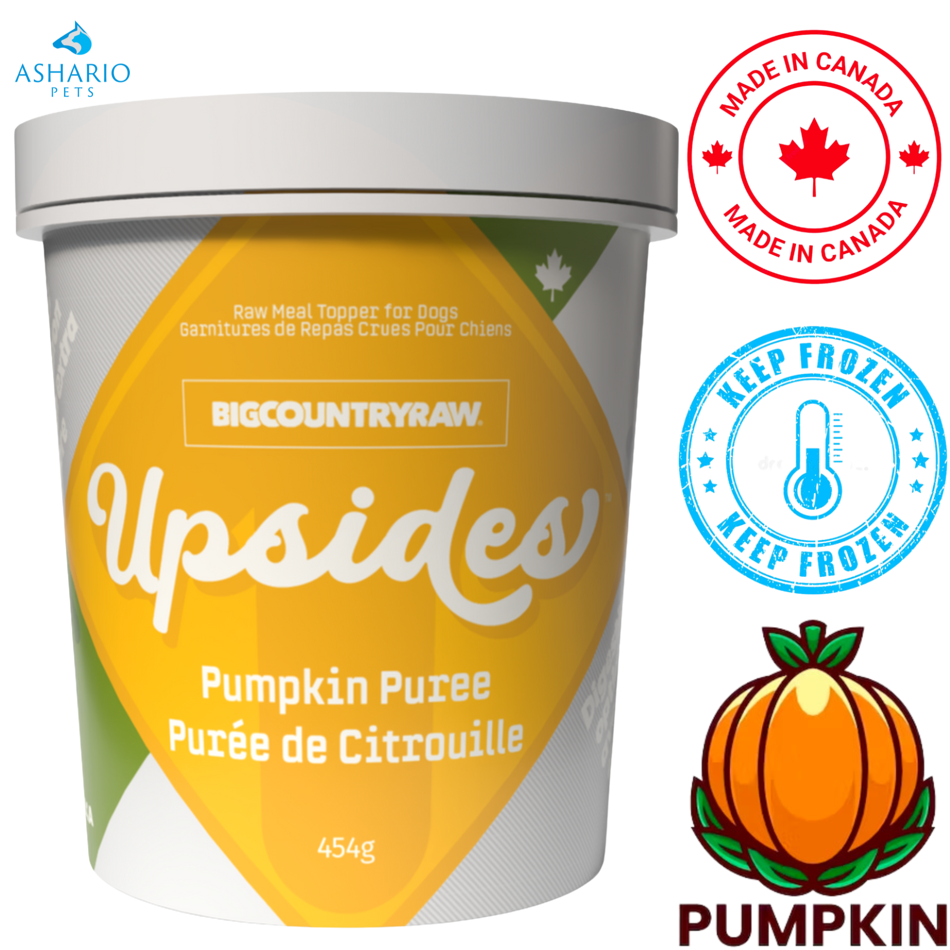 Big Country Raw - Upsides Pumpkin Puree Meal Topper — main