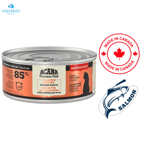 Acana - 骨汤三文鱼猫罐头 - 3 盎司