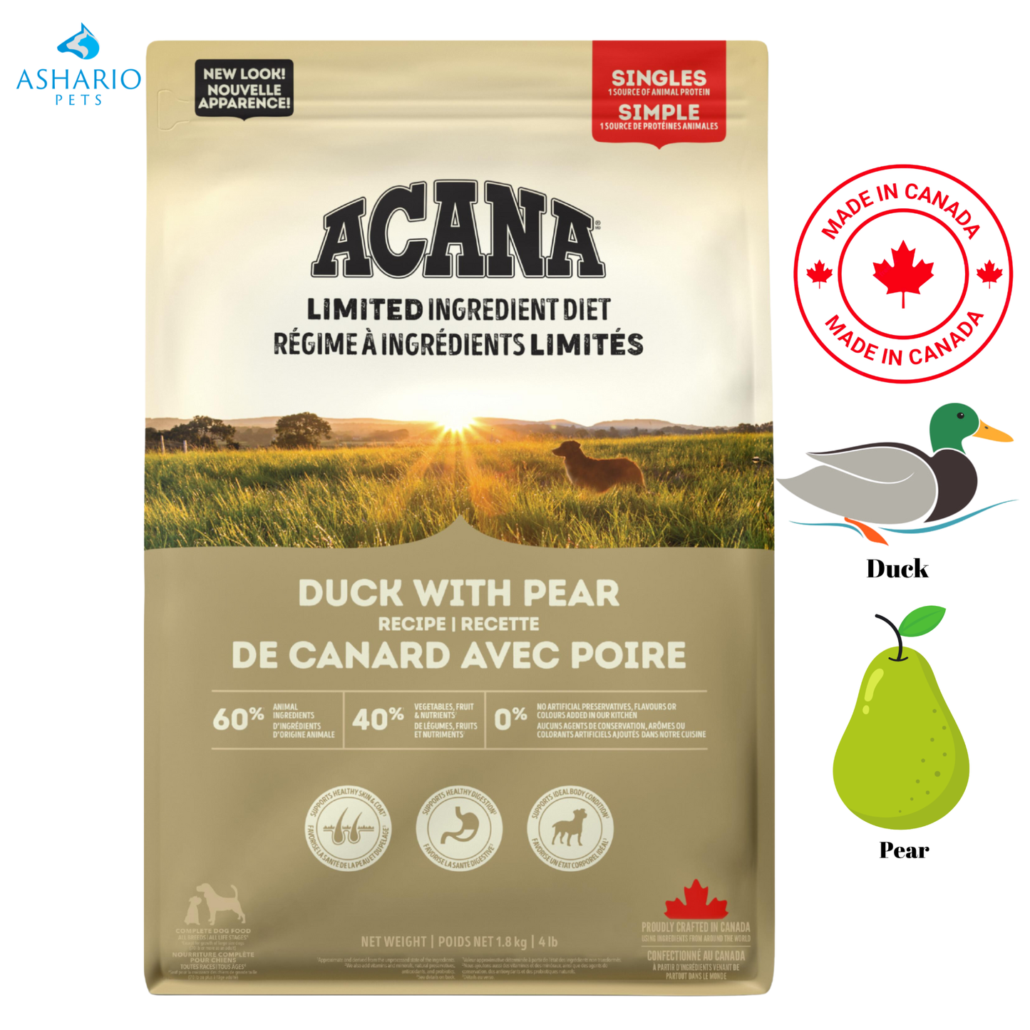 Acana - Limited Ingredient Duck & Pear Dry Dog Food — main