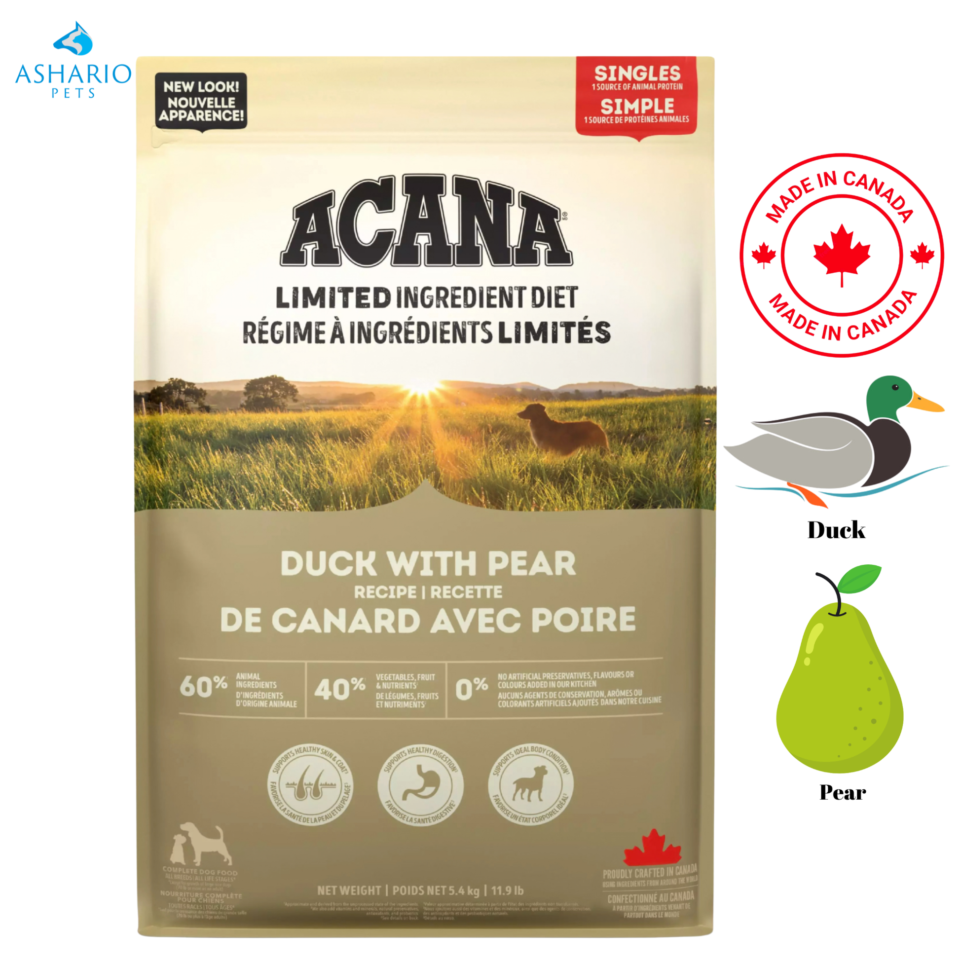 Acana - Limited Ingredient Duck & Pear Dry Dog Food — view 2