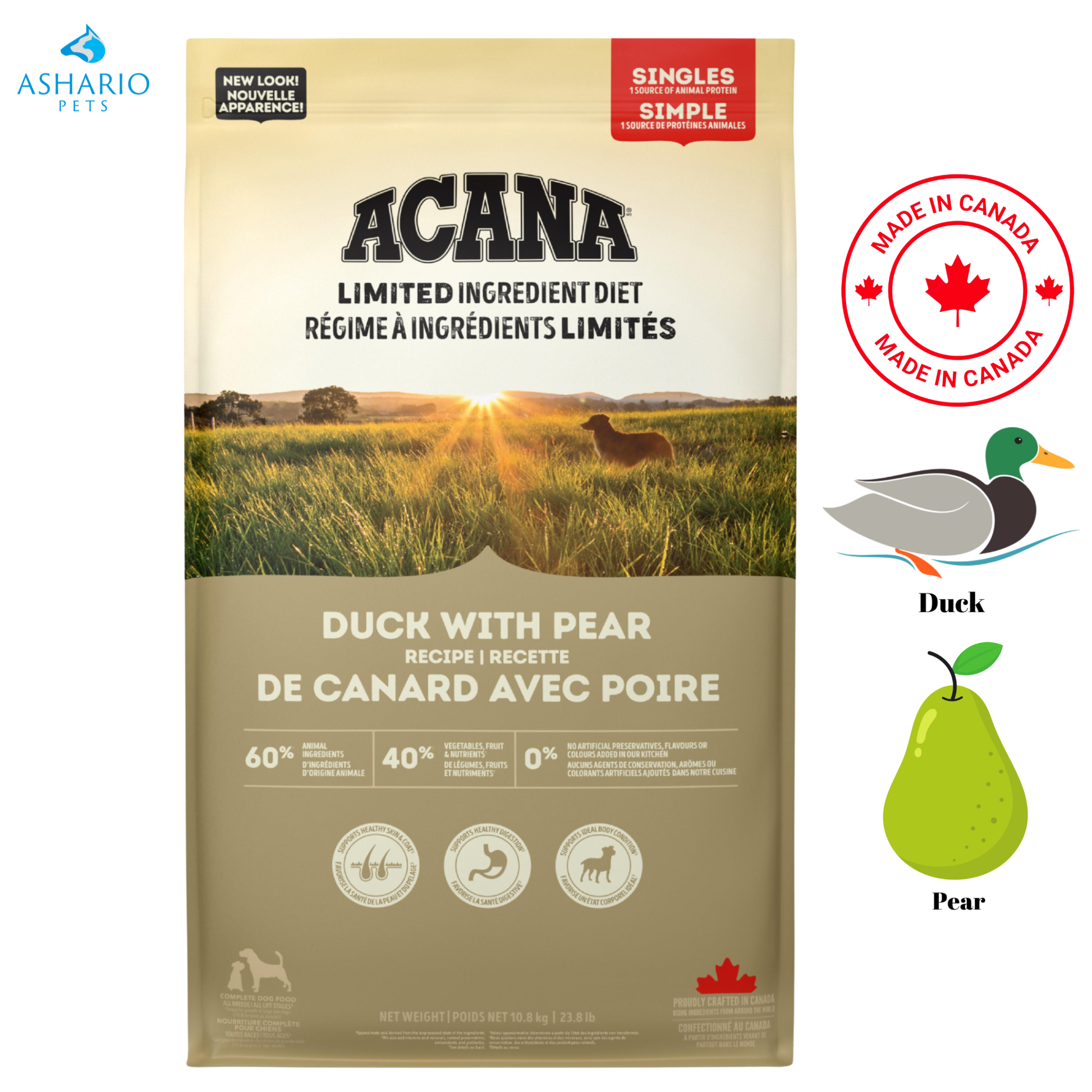 Acana - Limited Ingredient Duck & Pear Dry Dog Food — view 3