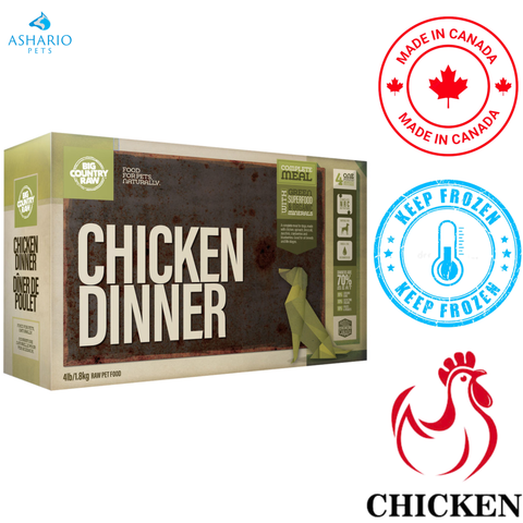 Big Country Raw - Chicken Dinner Carton Raw Dog Food — main