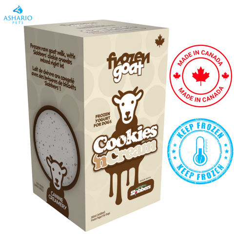 Big Country Raw - Frozen Goat Cookies N Cream Dog Treats