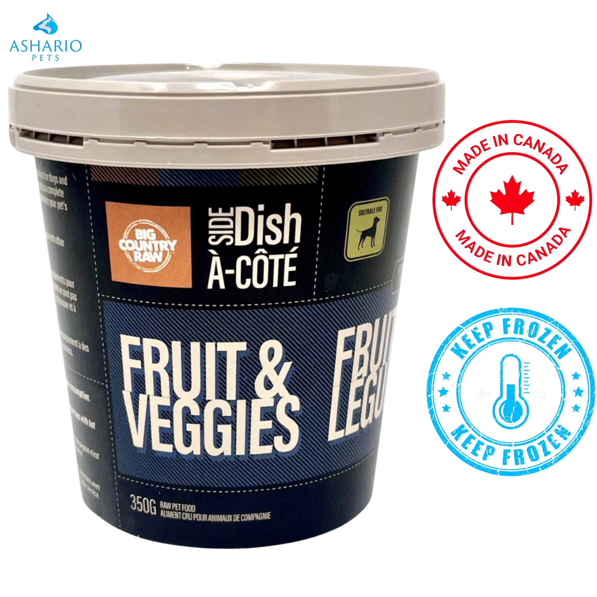 Big Country Raw - Fruit & Vegetable Blend Side Dish Raw Dog Food — main