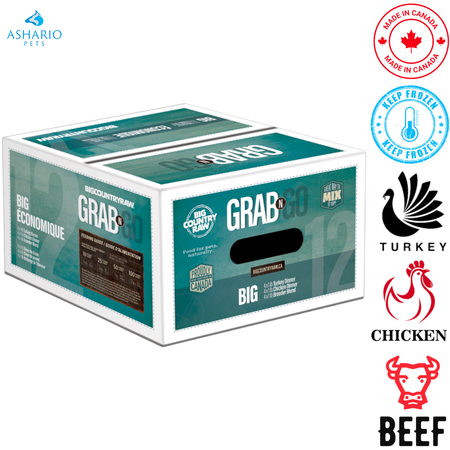 Big Country Raw - Grab N Go Big Deal Raw Dog Food — main