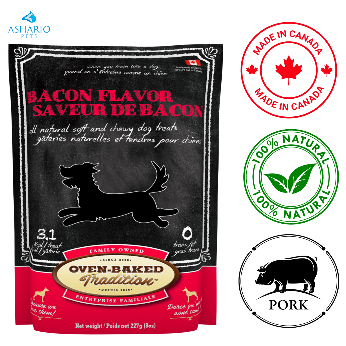 Oven-Baked Tradition - Soft And Chewy Bacon Dog Treats — main