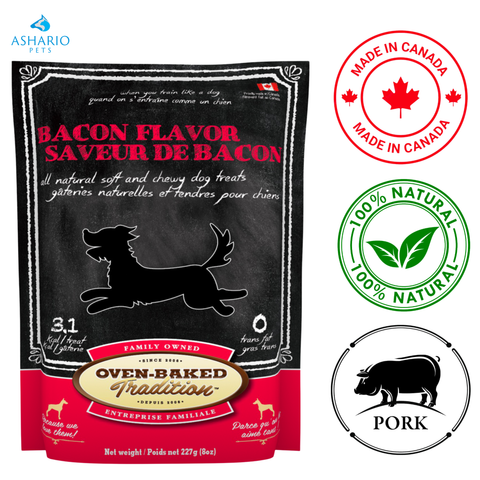 Oven-Baked Tradition - Soft And Chewy Bacon Dog Treats